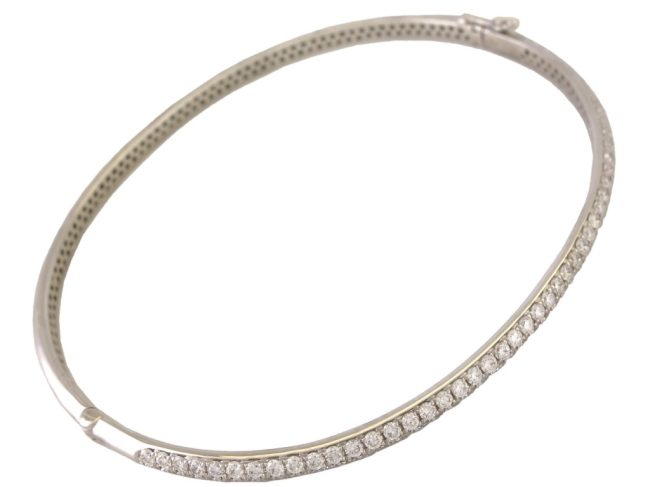 18K White Gold Diamond Bracelet