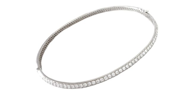 18K White Gold Diamond Bracelet